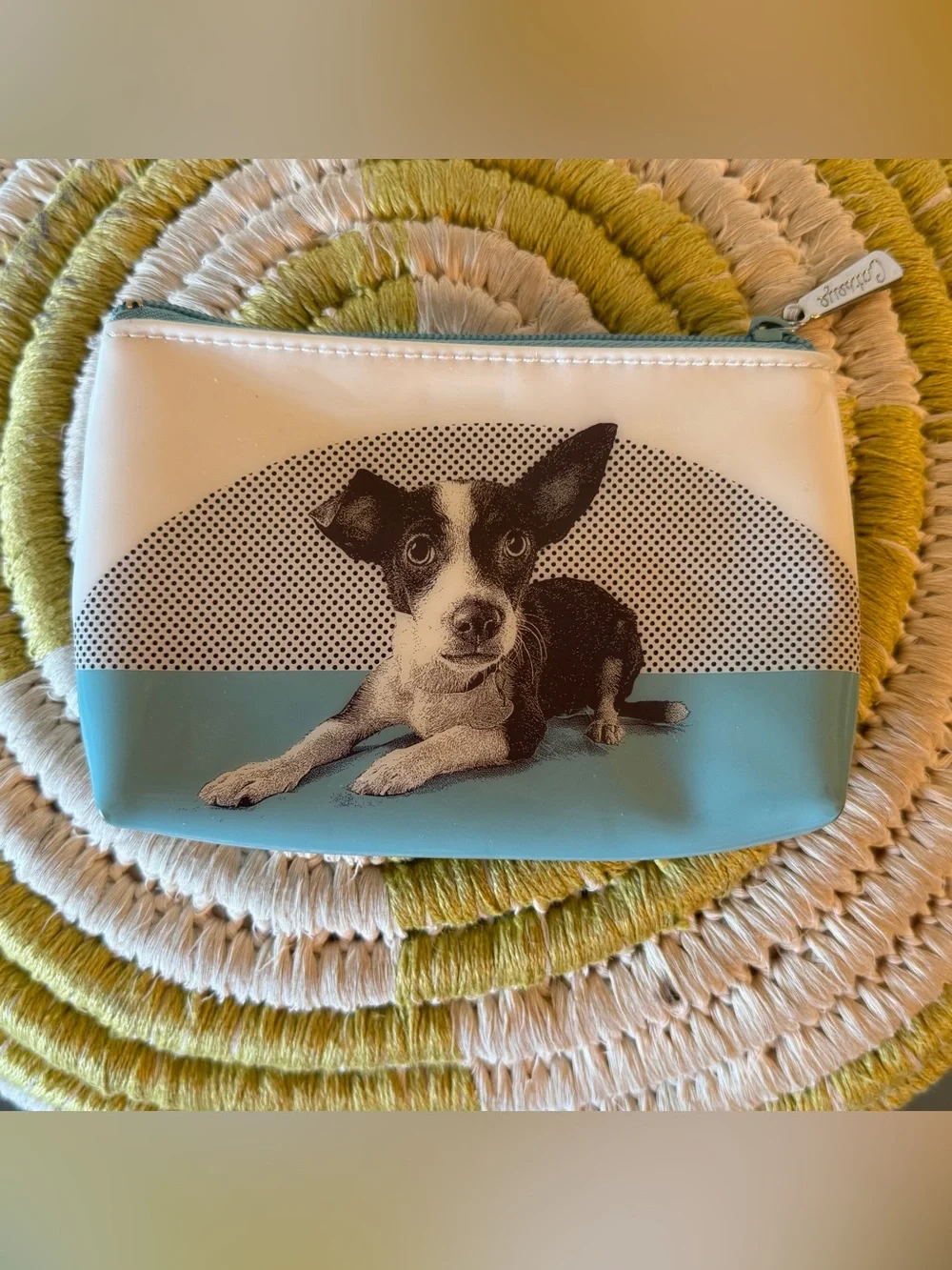 Catseye London dog pencil cosmetic brush bag
